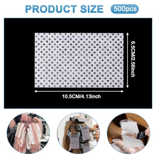 500 Sheets Hair Perm End Papers - Ultra-Thin Breathable