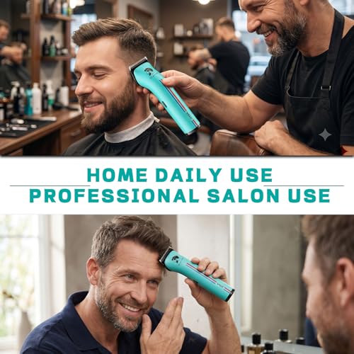 VGR 160 Cordless Hair Clippers for Men - 440min Runtime, Metal Body