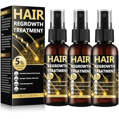 5% Minoxidil Hair Regrowth Spray for Men & Women