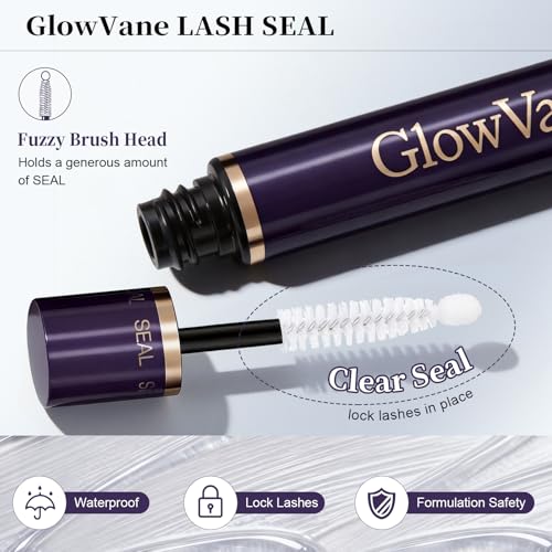 GlowVane Lash Bond and Seal - Waterproof Lash Glue for Clusters