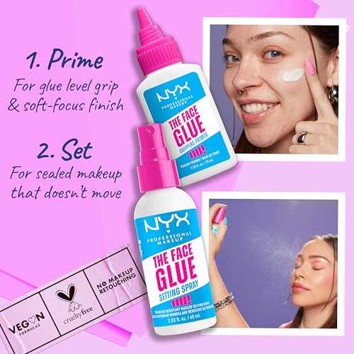 NYX The Face Glue Setting Spray - 24HR Waterproof
