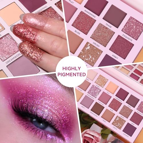 UCANBE 18-Color Nude Eyeshadow Palette – Matte & Shimmer