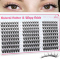 Wispy Lash Clusters 8-16mm C Curl Extensions 216Pcs DIY