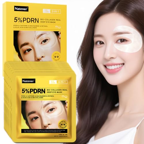 Natener 5% PDRN Under Eye Patches - 6-in-1 Korean Eye Care