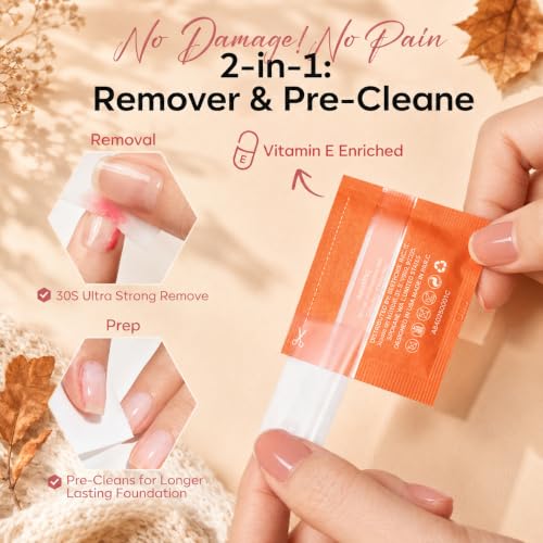 Modelones Sheer Rose Brown Nail Strengthener & Growth Kit - Fall Nail Polish