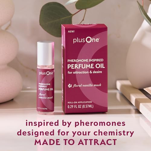 plusOne Floral Vanilla Musk Pheromone Perfume Oil 0.34 fl oz – Travel Rollerball