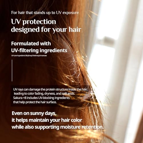 BnD Blooming Sakura Hair Oil - Lightweight Leave-in Treatment 80ml
