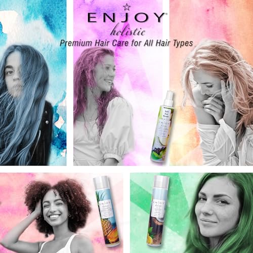 Enjoy Holistic Volumizing Blowout Gel for Fine to Medium Hair - Adds Texture & Definition, pH Balanced, 10.1 Fl Oz