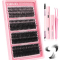 Lash Clusters Kit 40D-100D Volume Extensions 10-16mm 308Pcs