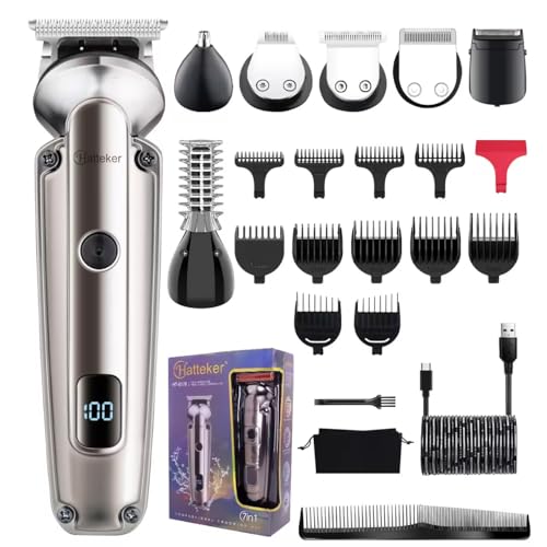 Hatteker 7-in-1 Beard Trimmer Kit for Men