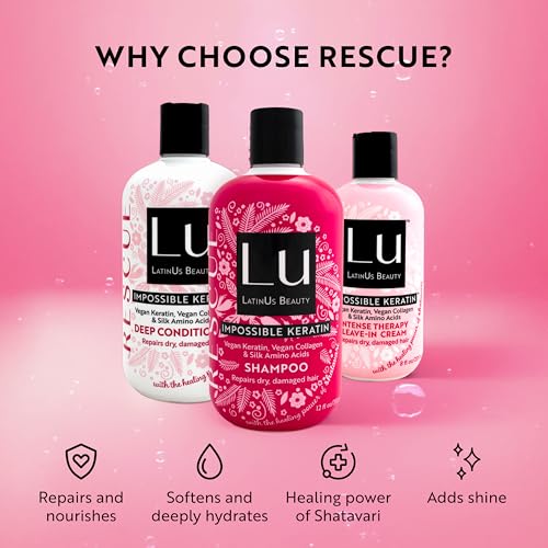 Lu Hair Repair System - Shampoo, Conditioner & Leave-In Cream Set