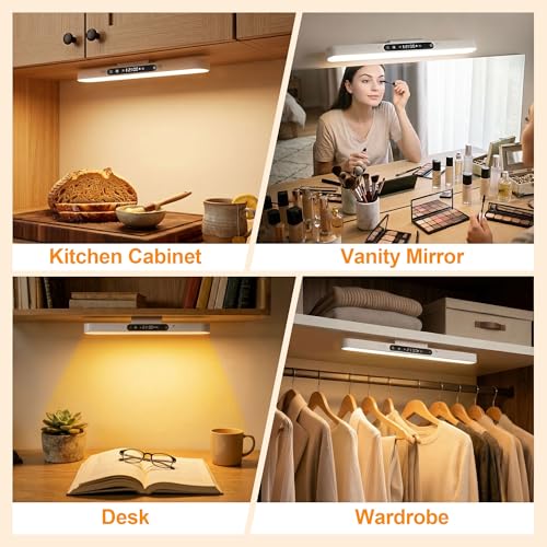4000mAh Rechargeable Under Cabinet Light Bar with Remote