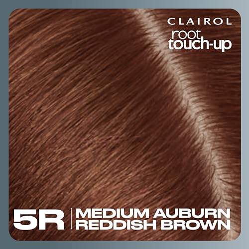 Clairol Root Touch-Up by Nice'n Easy Permanent Hair Dye, 5R Medium Auburn/Reddish Brown Hair Color, Pack of 1