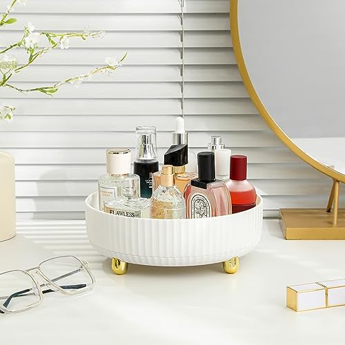 360 Rotating Makeup Organizer Tray - Lazy Susan Cosmetics Storage
