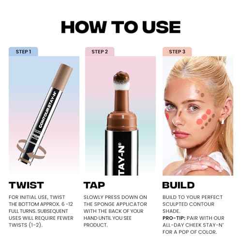 Sacheu Liquid Contour STAY-N Long Wear Cream Contour Makeup ? Long Lasting, Blendable, & Lightweight Formula ? Vegan & Cruelty-free, Giving Drama