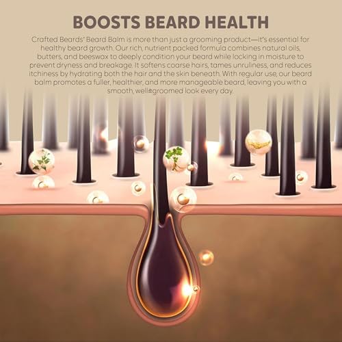 Beard Balm - Sandalwood Bourbon - 2oz Tin - Beard Wax - Light Hold - (SB)