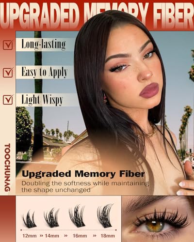 Manga Lash Clusters - 144pcs Spiky Volume Eyelash Extensions 12-18mm