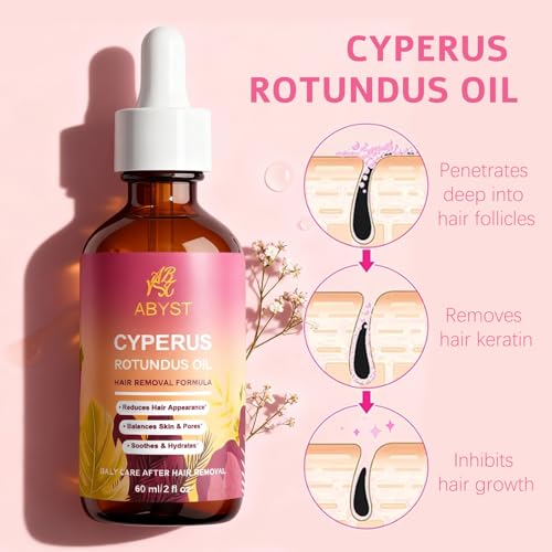 Cyperus Rotundus Oil - Natural Hair Growth Inhibitor, 2 fl oz