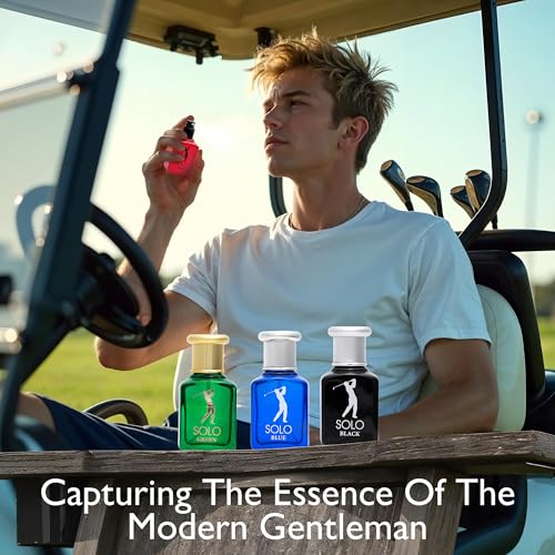 NovoGlow Solo 4-Piece Men's Cologne Set - 30ml Bottles