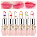 Crystal Flower Jelly Lipstick Set - 6 Pcs Temperature Change