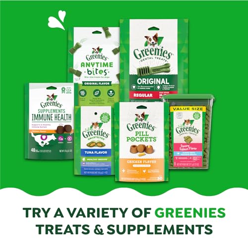 Greenies Original Large Natural Dental Care Dog Treats, 12 oz. Pack (8 Treats)