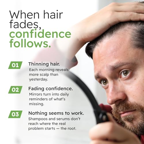 Alphainfuse Hair Serum for Men - Ginseng & Eclipta Scalp Care