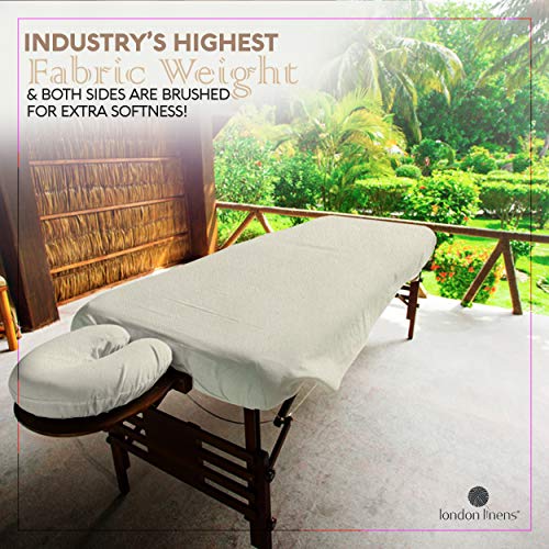 Extra Thick Massage Table Sheets Set 3pc - 100% Cotton