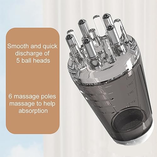 Scalp Applicator Bottle with Massager Comb for Hair Oil