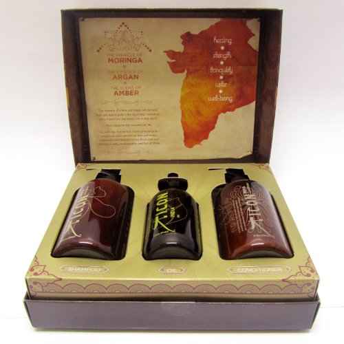 ICON INDIA Hair Care Trio Set(India-Oil, Shampoo, Conditioner)