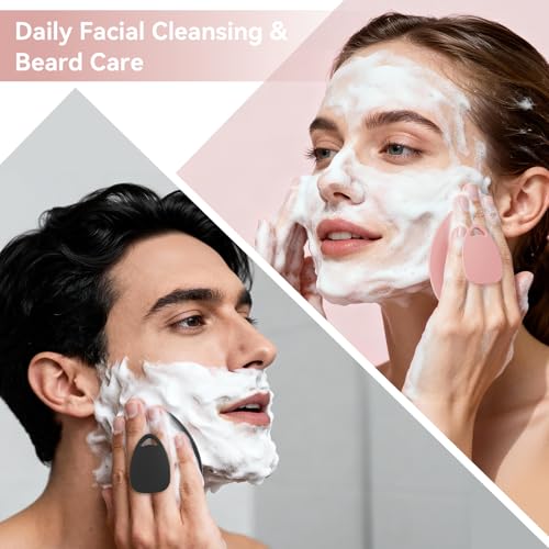 Silicone Face Scrubber Brush - Gentle Exfoliating Cleanser