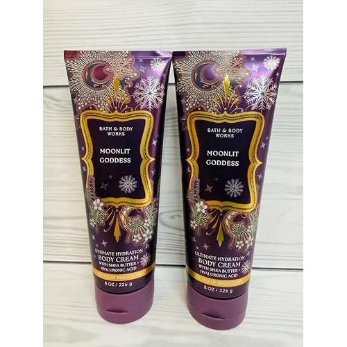 Bath & Body Works Women's Moonlit Goddess Ultimate Hydration Body Cream 8 Ounces Pack of 2
