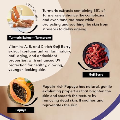 Urban Veda Radiance Facial Oil | Natural Face Oil | For Dry, Dull and Dehydrated Skin | Peptite and Turmerone | Collagen Face Oil | Face Bio Oil | Vitamin E Oil | 1.01 Fl oz