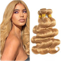 AuokMar 27 Honey Blonde Body Wave Human Hair Bundles - 330g