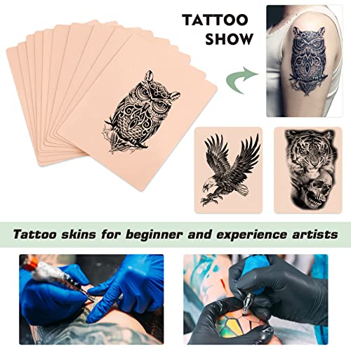 20PCS Tattoo Practice Skin & Transfer Paper Kit for Artists