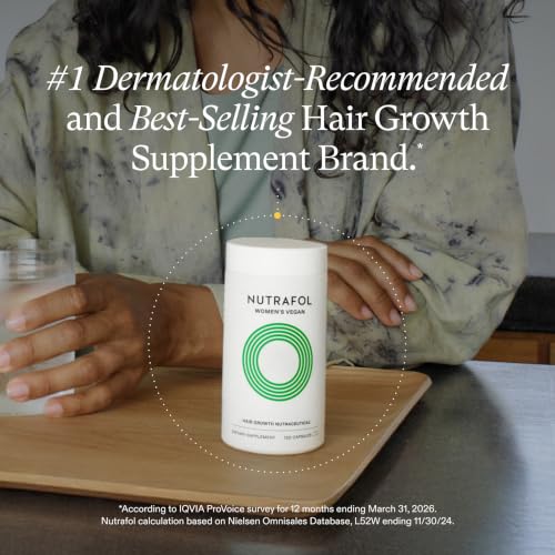 Nutrafol Women's Hair Growth Supplement - Vegan, Clinically Tested