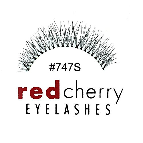 Red Cherry #747s Natural Black False Eyelashes - 3 Pairs