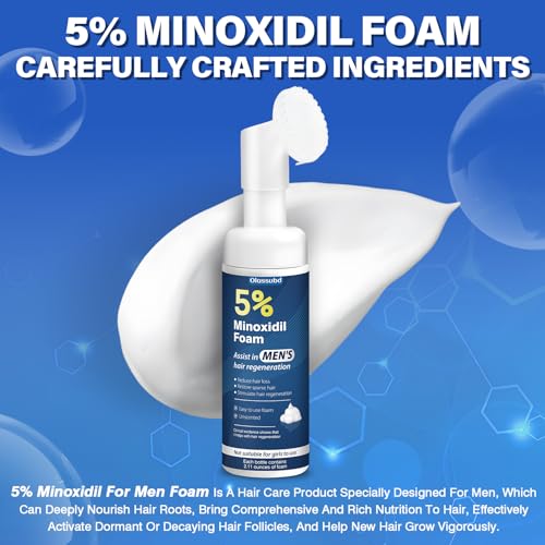 Minoxidil 5% Foam for Men Hair Growth & Regrowth