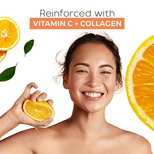 Vitamin C & Collagen Under Eye Patches - Reduces Dark Circles, Wrinkles & Crow's Feet, Brightening - Dermatologist Tested Korean Skincare - Clean Beauty, Cruelty-Free - 5 Pairs