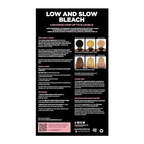 Bleach London Low and Slow Bleach Kit for Gentle Lightening