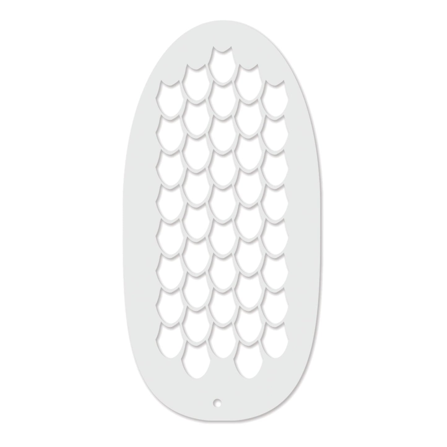 Stencil1FX - Dragon Scales Eye Makeup Stencil for Costumes, Dress Up, Halloween, Cosplay, Arts, Face Painting