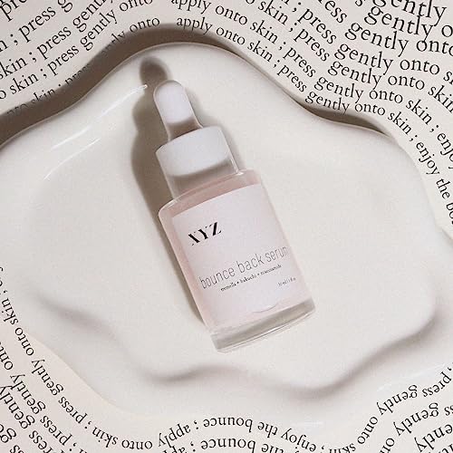 Bounce Back Face Serum with Retinol-Alternative Bakuchiol - Soothe, Hydrate, and Brighten Skin with Bakuchiol, Tremella Mushroom, and Niacinamide - 1fl oz (30mL)