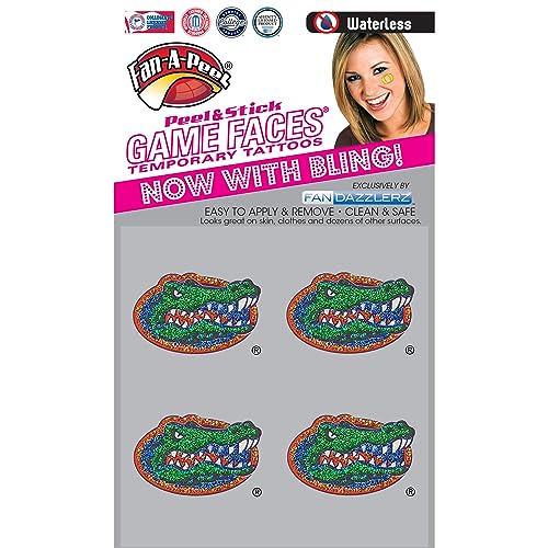 Fan-A-Peel Florida Waterless Peel & Stick Temporary Tattoos
