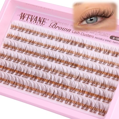 Brown Lash Clusters 8-12mm Natural Eyelash Extensions