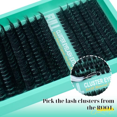 Fluffy Lash Clusters 100D Volume | 252PCS 10-22mm D Curl DIY