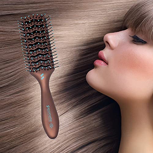 Spornette Ion Fusion Vent Brush 176 Bundle with Hair Brush Cleaner