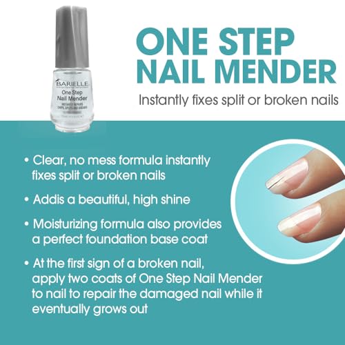 Barielle One-Step Nail Mender Treatment for Split & Damaged Nails (0.47 oz)