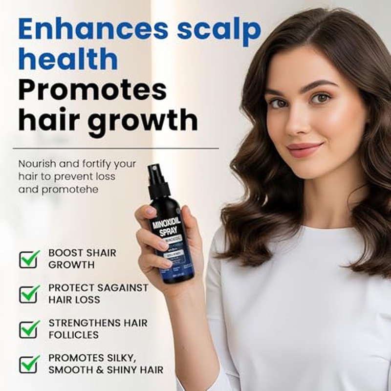 5% Minoxidil Spray for Hair Growth & Loss Prevention