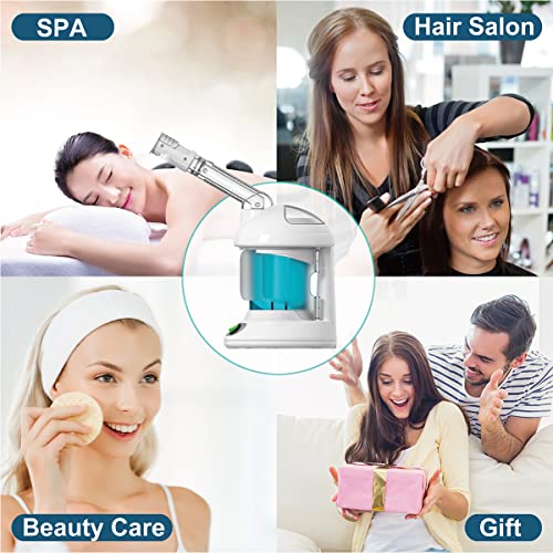 KINLITO Facial Steamer with Ozone - Nano Ionic Warm Mist Spa