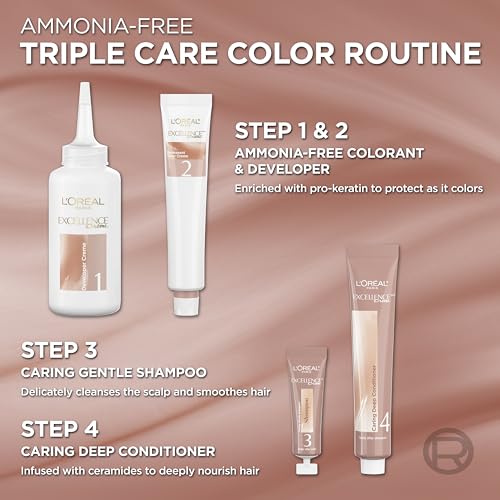 L'Oreal Paris Excellence Universal Nudes Hair Color 7N Natural Dark Blonde - 1 Count