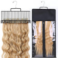 Hair Extension Holder with 38 Hooks & Transparent Storage Bag